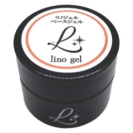 LinoGel Base Gel, Made in Japan, Fill-in Compatible, Gel Nails, 0.2 oz (5 g), Clear, Transparent, UV LED, Clear Gel, Gel Nail Basecoat, Nail Base, Nail Supplies (1 Piece)