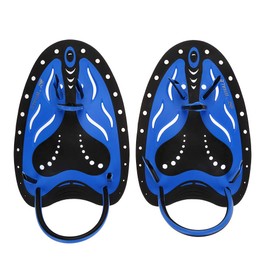 Professional Swim Training, Whale Swimming Diving Hand Fins Paddles Webbed Fin Adjustable Synergy Hand Paddles for Swim Training Youth h Scuba Equipment Blue L Flippers Flat Aid Men Women Children