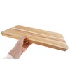 BOUMBI Fragrant Camphor Laurel Wood Cutting Board with beleved edge(17.32x9.84x1