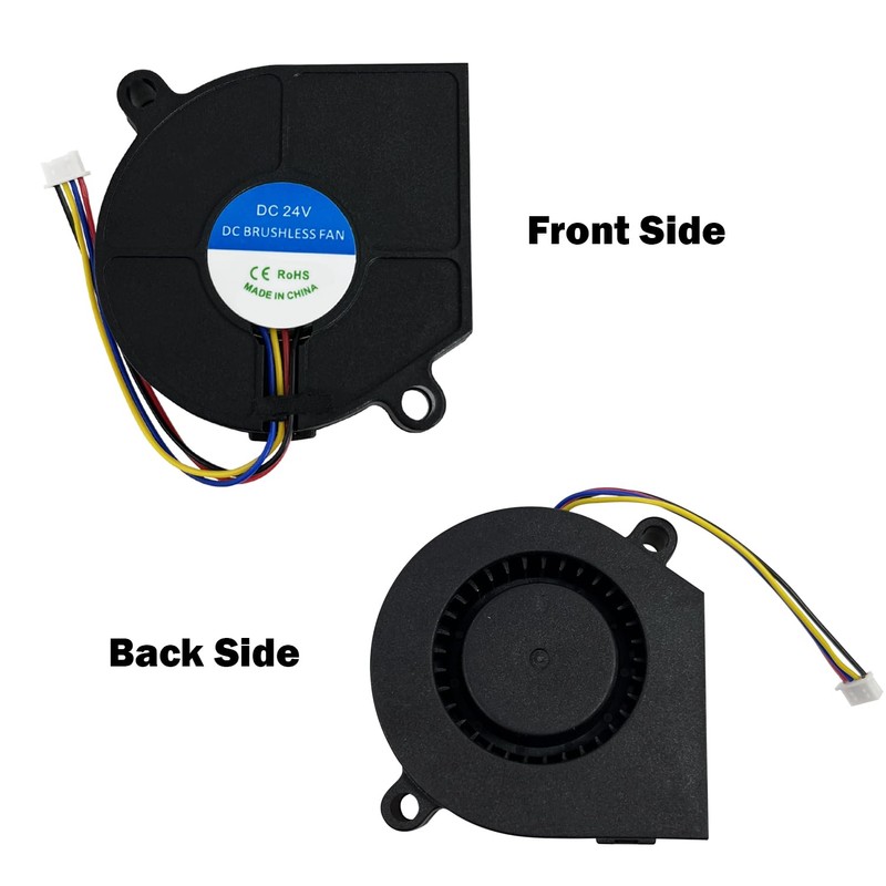 RugooSpink 2PCS Adventurer 5M/5M Pro Fan Hotend Heatsink Fan 5015