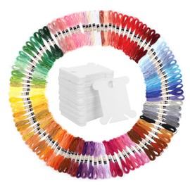 SEWACC Embroidery Threads Winding Cards Dmc Compatible for Bracelet Making DIY Art Craft