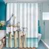 SUMGAR Beach Shower Curtain for Bathroom, Seagull Ocean Theme Shower