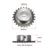 QUARKZMAN ISO/DIN 06B-1 Roller Sprocket B Type, 20 mm Bore,