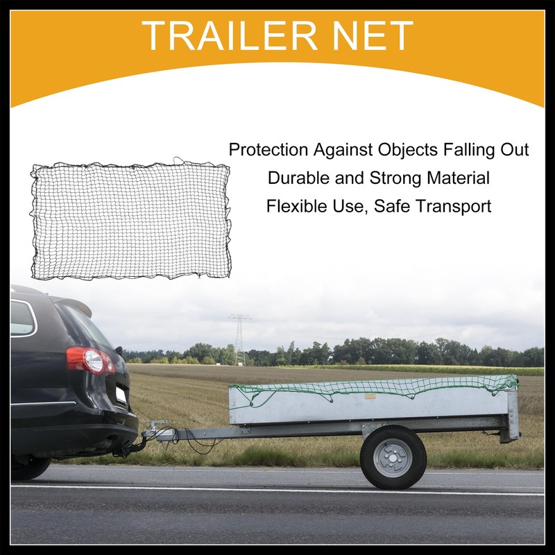 Hihaha 1 Pc 1.8x2.5m Universal Trailer Cargo Net - Pickup