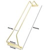 zoohot 12-Inch Gold Wine Glass Rack, Under Cabinet Wine Glass