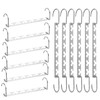 Closet Organizers and Storage Space Saving Hangers 12 Pack Stainless