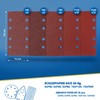 S&R Velcro Sandpaper Professional Set 93 mm x 185 mm