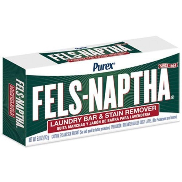 Fels Naptha Laundry Bar and Stain Remover, 5.0 Oz