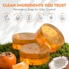Persimmon Soap Bar 3 Pack, Natural Deodorant Soap for Body