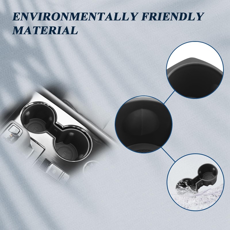 BIBIBO Centre Console Cup Holder, Centre Console Drink Holder Insert