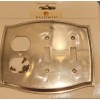 Baldwin Brass Double Toggle Switch & Duplex Outlet Wall Plate