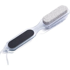 Multi-use Care Tool with Pumice Stone Nail Brush - Pedicure Foot File And Callus Reducer (One size)