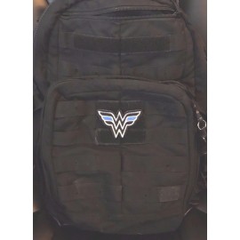PakeDDeals Thin Blue Line Wonder Woman Morale Patch Hook & Loop Gear Bag Tac Vest Police