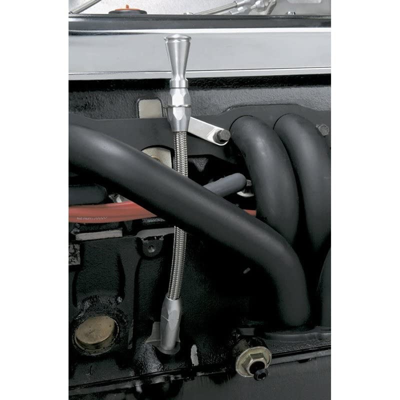 Lokar 1220074 Anchor-Tight Brite Flexible Engine Dipstick with Lock for