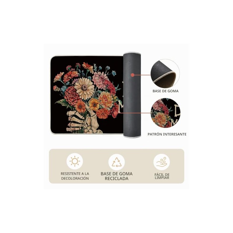 Artoid Mode Tapetes de Cocina Día de Muertos Juego de