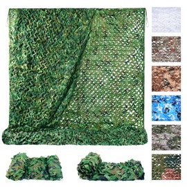 Sposuit Camo Net Camouflage Netting 10 x 20ft - Oxford Fabric Camouflage Nets Military Surplus - Hunting Blind for Deer Stand, Party Supplies Decorations