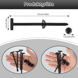 Pack of 100 Nylon Cable Tie Buckle