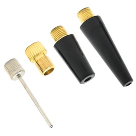 CADUFUELLY 8 Pcs Bike Ball Pump Needle Set, Lightweight Tire Valve Adapters Set, Needle Inflator Kit Needle Nozzle Adapter for Inflatables, Sport Balls, and Bikes