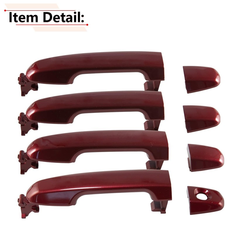 RLB-HILON 1Set Exterior Door Handle Compatible with Toyota Camry 2012