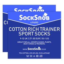 12 Pair Kids Ankle Trainer Socks | Sock Snob | Breathable Cotton Short Low Cut Socks for Boys and Girls (8-11 Years, Black)