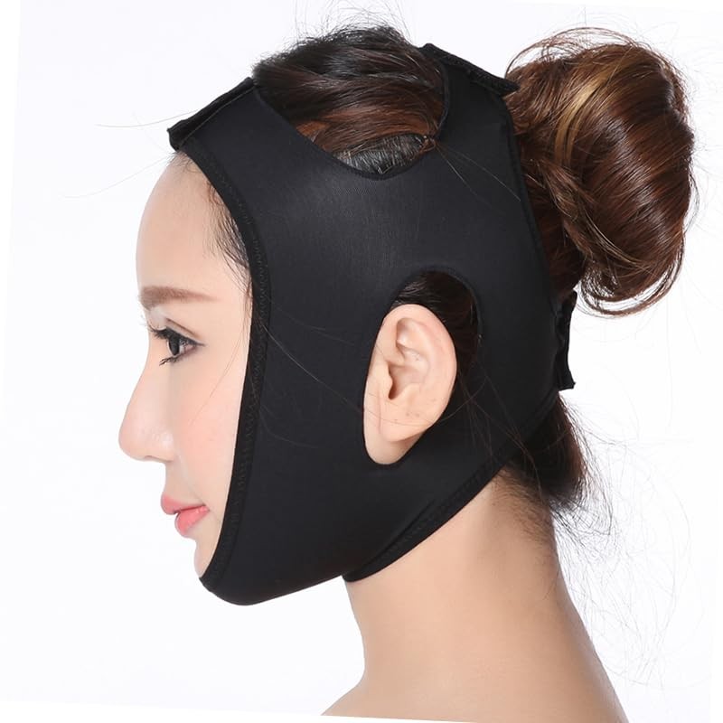 Post Surgery Neck and Chin Compression Garment Wrap Bandage, Face