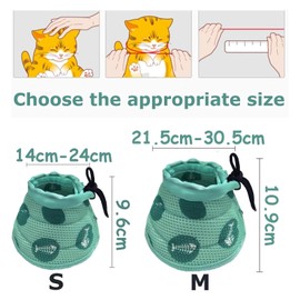 Cat Recovery Collar & Cone - Soft, Stop Licking for Cats, Kittens & Small Dogs