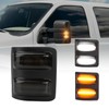 GSOWO LED Sequential Switchback Side Mirror Marker Lights for 2008-2016