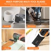 33Pcs Oscillating Saw Blades Set, Universal Titanium Bimetal Oscillating Multi