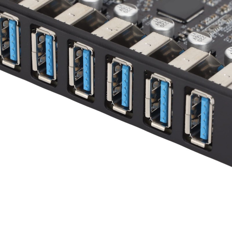 PCIE to USB 3.2 GEN1 7 Port Expansion Card, PCI