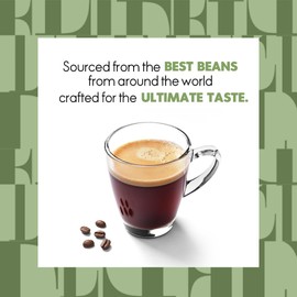 ELLE Cafe© Colombia Espresso Coffee Pods - 100 Count - Medium Roast, Flavor Intensity Level 8 - Single-Serve Capsules, Compatible with Nespresso Original Coffee Machines