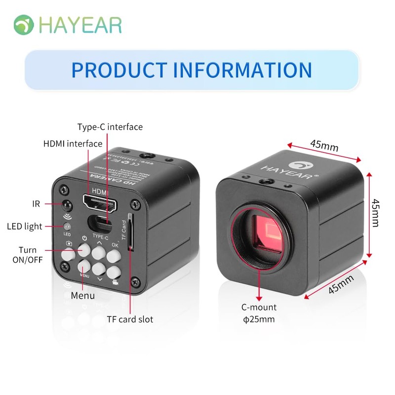 HAYEAR 24 MP 1080P FHD CMOS Sensor USB HDMI Digital