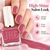 Dusty Rose Nail Polish, No UV Lamp, Air Dry, Long-Lasting