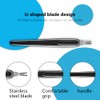 Cuticle Remover, 4 Pcs Cuticle Trimmer, Cuticle Pusher, V Shaped