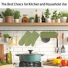 Win Change Oven Mitts and Pot Holders Sets,6 Pcs Oven