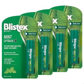 Blistex Mint Lip Balm 4.25g 4pcs / 블리스텍스 민트 립밤 4.25g 4개