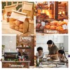 Heavy Duty Large Kraft Paper Bread Bags with Tin Tie