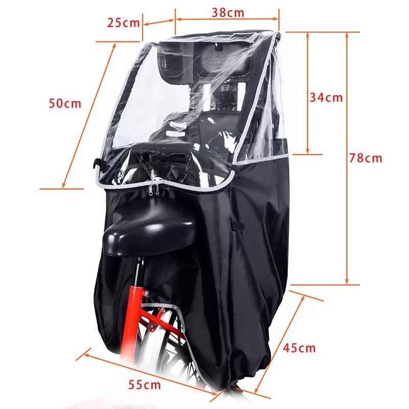 Bicycle Cover, Children's Seat, Back, Child Seat, Rain Cover, Cold