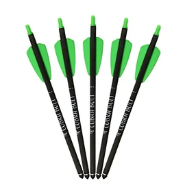 X-BOW FMA Carbon Bolts - 7.5 Inch | High Range - for Cobra System, Cobra R9 + R10 & Cobra Adder - Pack of 10; Crossbow