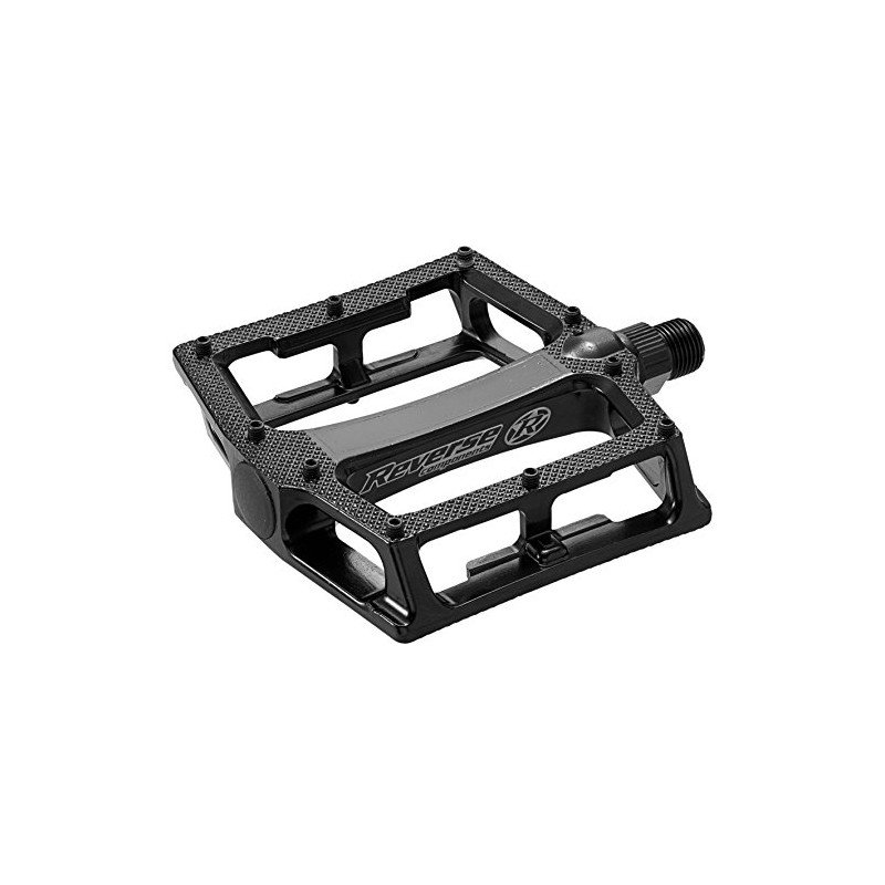 Reverse Super Shape 3D Flat Bicycle Pedal Black