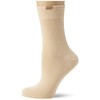 Nur Die Women's opaque Calf Socks, Beige (beige 355), 2.5-5