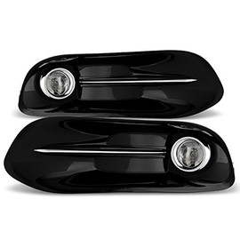 AKKON - For 13-16 Dodge Dart Bumper Projector Fog Lights Lamps w/Switch + Wiring + Bulbs (Left & Right) Set