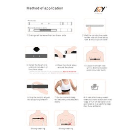 Rich Green Valley Heart Rate Monitor Adjustable Replacement Chest Strap Fits for Mz-Switch Strap(NOT Compatible Size Wise with MYZONE Mz-3) Blue Standard