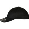 Flexfit 110 Curved Visor Snapback Baseball Cap, Black, One Size