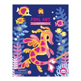 Tiger Tribe: Foil Art - Ocean Magic - Activity Set, Foil Sheets, Art Cards, Ocean Themed Illustrations, Create Underwater Wonderland, Kids Ages 5+