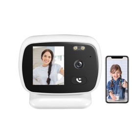 oneware Video Call Security Camera Indoor, Nanny Baby Monitor Pet Camera,Two-Way Video,One-Touch Call,WiFi Wireless for Home Security, Motion Tracking, IR Night Vision
