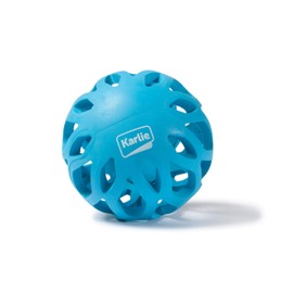 Karlie GRID PLAYBALL, RUBBER KOKO, BLUE, 11 X 11 X 19, 5 CM, M
