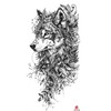6 Sheets Temporary Lion Tattoo Wolf Tattoo Animal Tattoo Arm