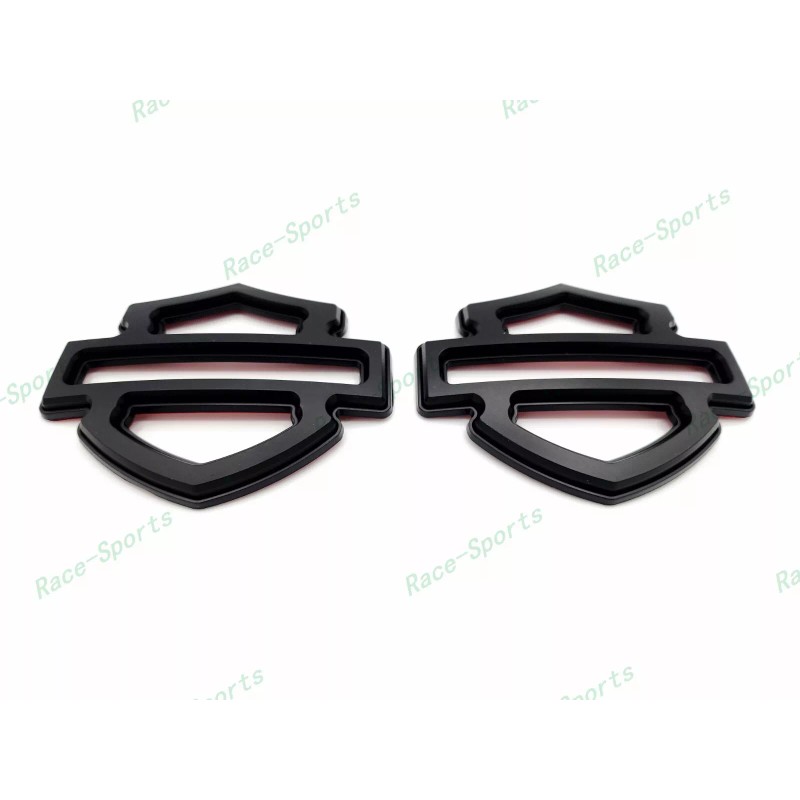 Custom 2Pcs Set Matte Black Double Layer Harley CVO Custom