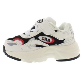 Fila Hysteria 1999 Td Baby Boys Shoes Size 5.5, Color: Cream/Black/Red