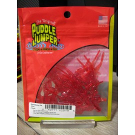 The Original Puddle Jumper Lures 20 Puddle Jumper 2" Soft Plastic Crappie Walleye Fish Baits Strawberry Glitter